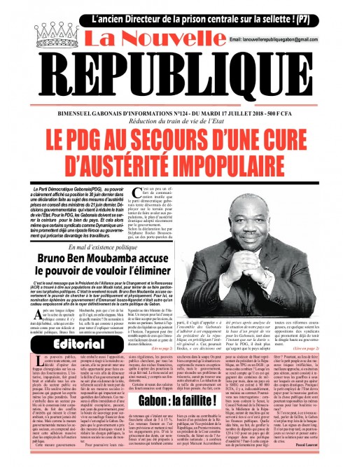 La Nouvelle Republique 21/07/2018