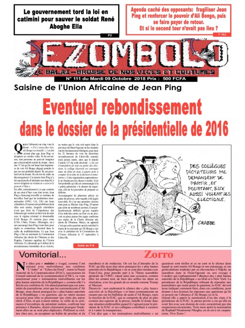 Ezombolo 09/10/2018