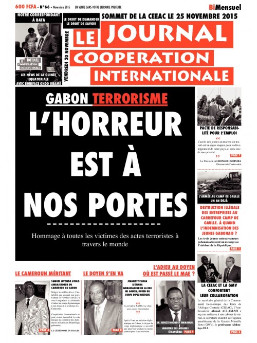 Coopération international
 20/11/2015