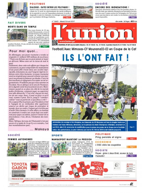 L'Union 18/04/2017