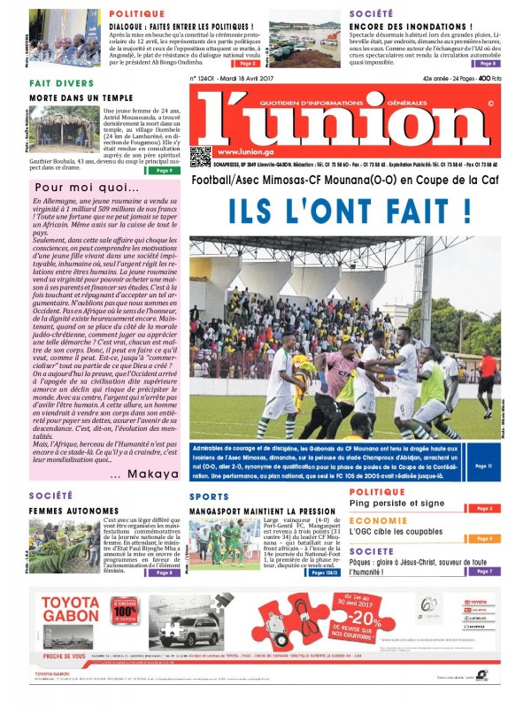 L'Union 18/04/2017