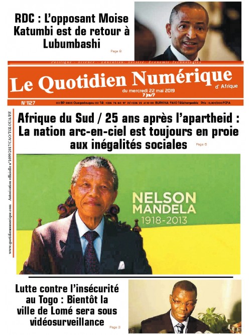 QUOTIDIEN NUMERIQUE D AFRIQUE
 22/05/2019