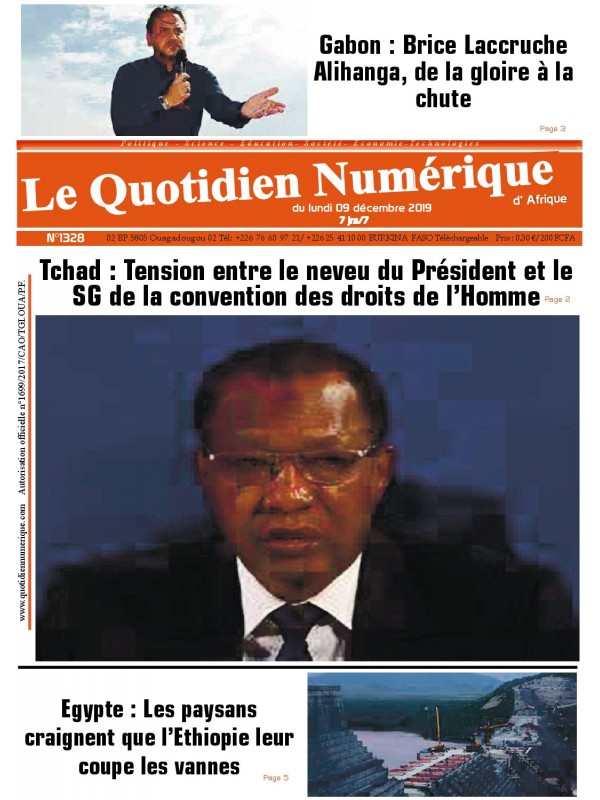 QUOTIDIEN NUMERIQUE D AFRIQUE
 09/12/2019