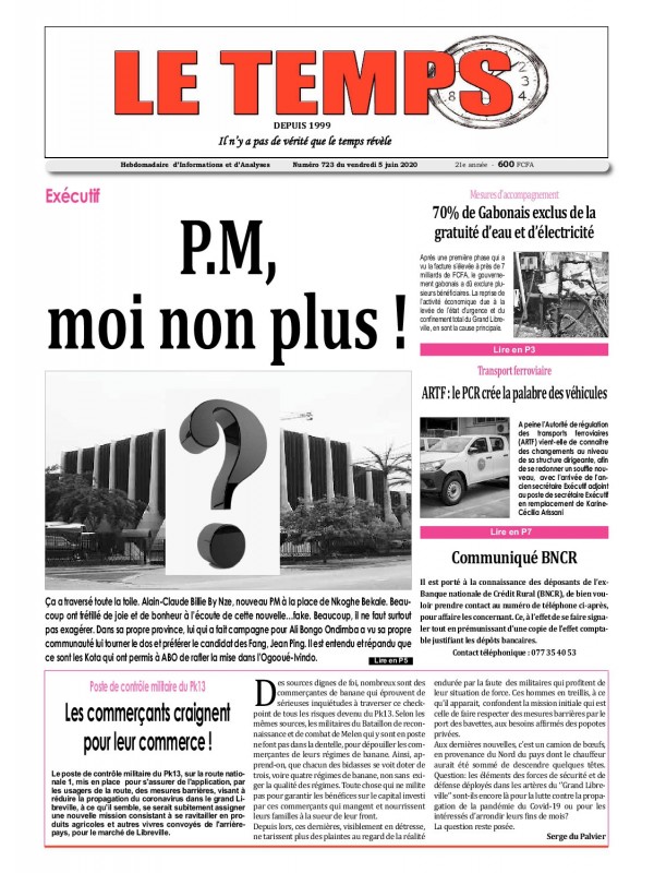 Le Temps
 05/06/2020