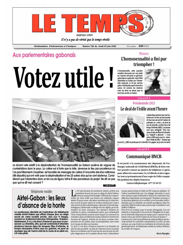 Le Temps
 25/06/2020