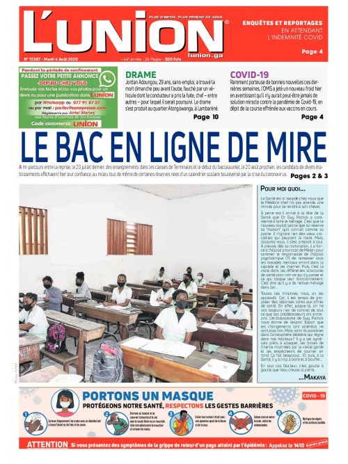 L'Union 04/08/2020