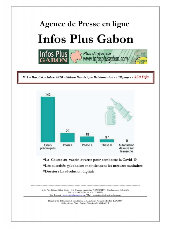 Infos Plus Gabon 06/10/2020