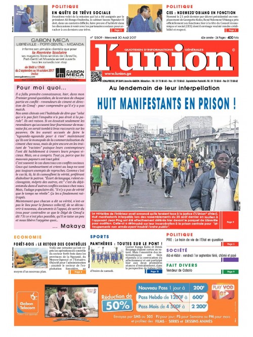 L'Union 30/08/2017