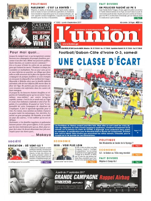 L'Union 04/09/2017