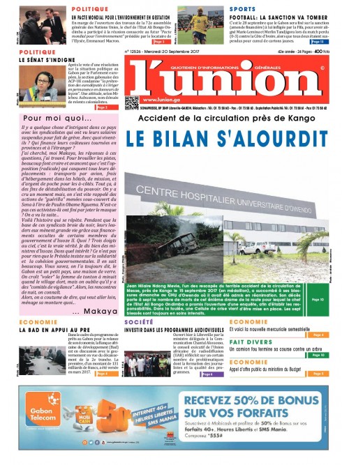 L'Union 20/09/2017