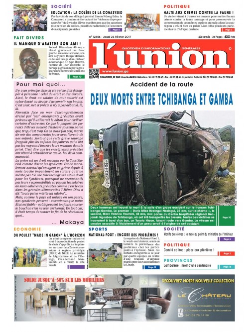 L'UNION 23/02/2017