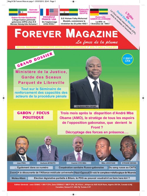 Forever Magazine 13/07/2015