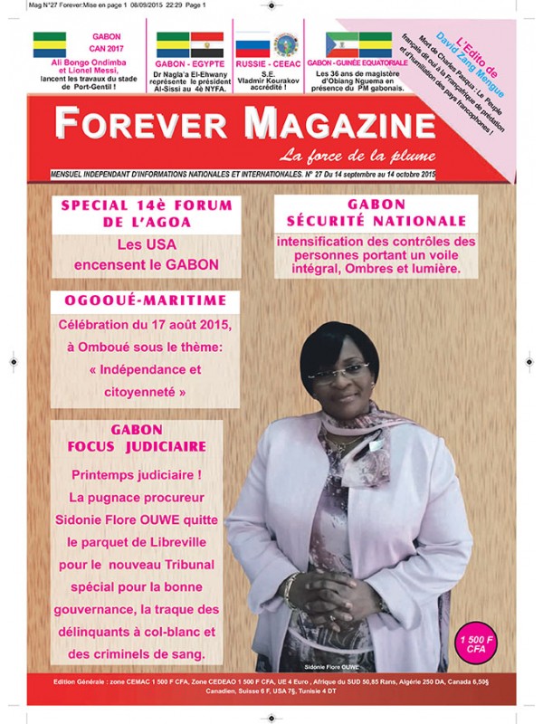 Forever Magazine 14/09/2015