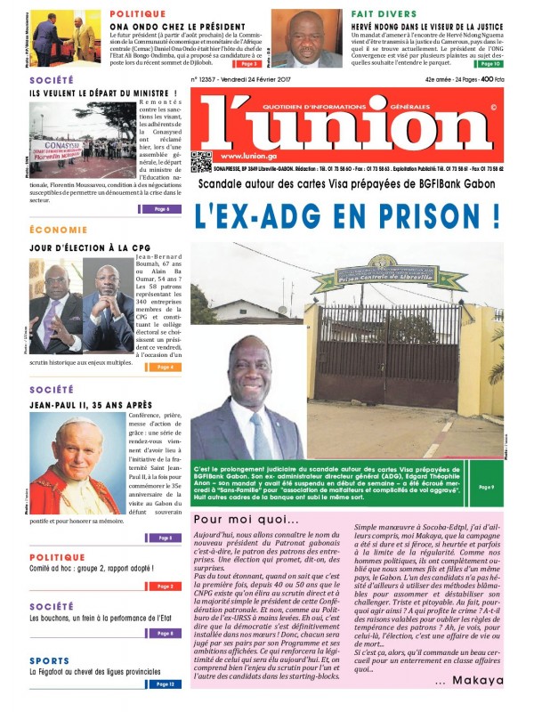 L'UNION 24/02/2017