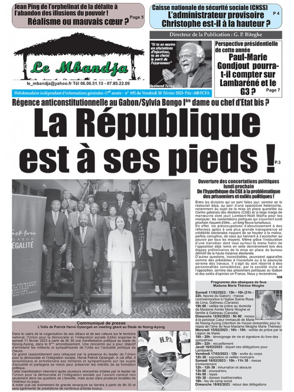 Le Mbandja 10/02/2023