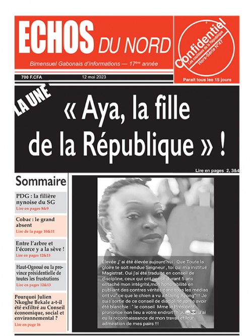 Echos du Nord Confidentiel
 12/05/2023