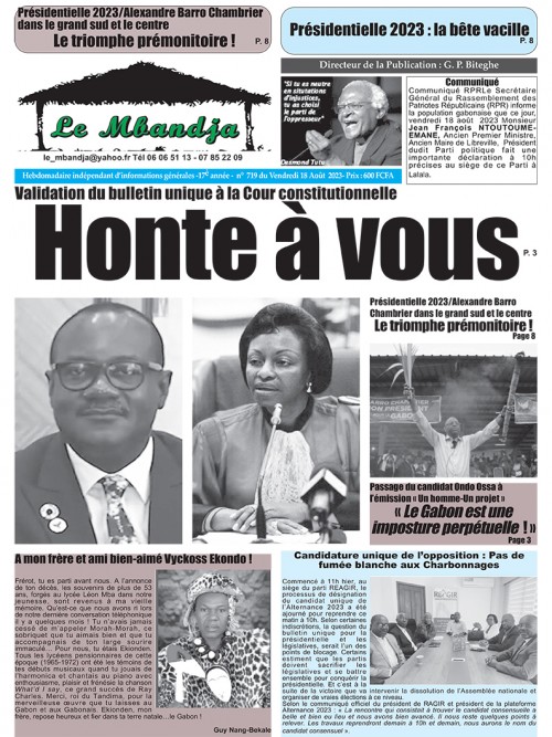 Le Mbandja 18/08/2023