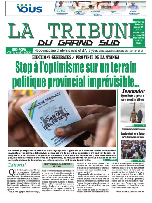 La Tribune du Grand Sud 21/08/2023