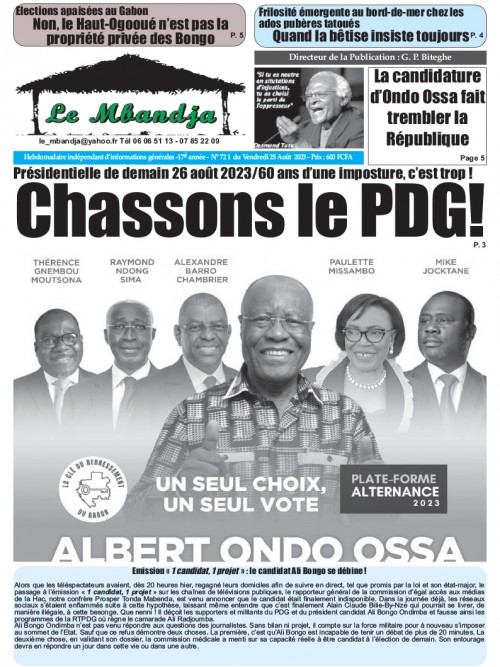 Le Mbandja 25/08/2023