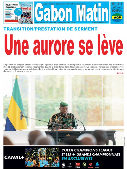 Gabon Matin 04/09/2023