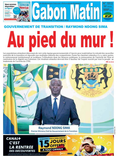 Gabon Matin 11/09/2023