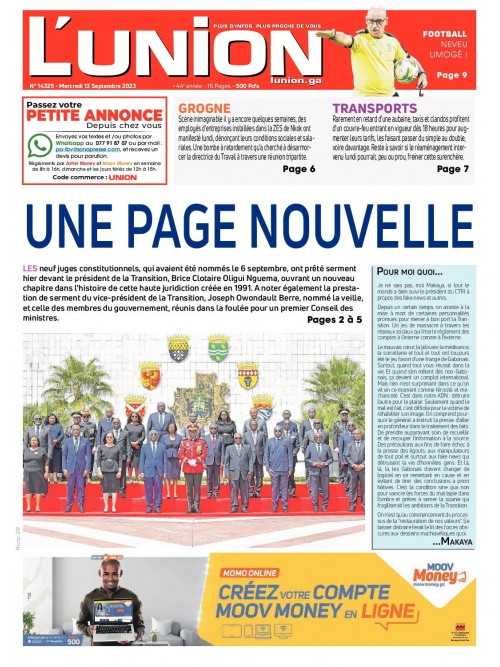 L'Union 13/09/2023