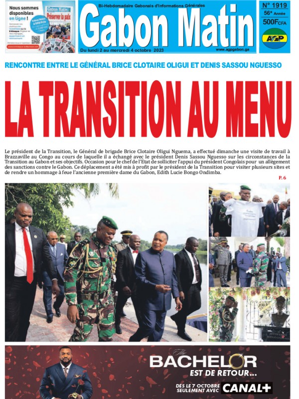 Gabon Matin 02/10/2023
