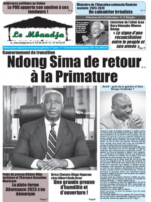 Le Mbandja 08/09/2023