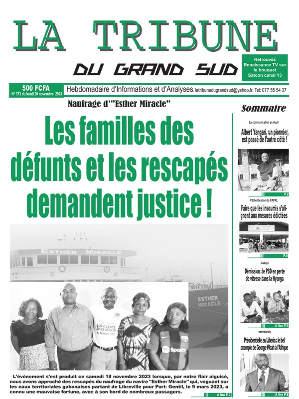 La Tribune du Grand Sud 20/11/2023