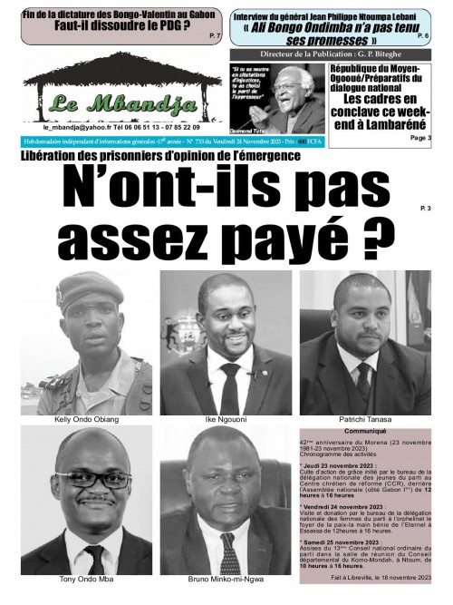 Le Mbandja 24/11/2023