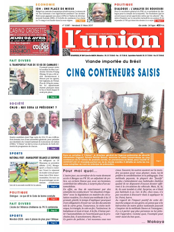 L'Union 31/03/2017