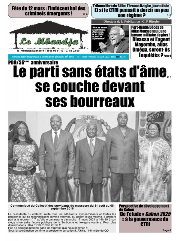 Le Mbandja 15/03/2024