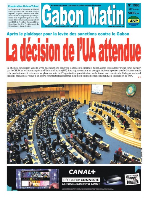 Gabon Matin 23/05/2024