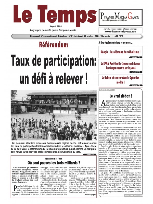 Le Temps
 31/10/2024
