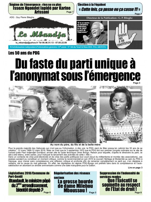 Le Mbandja 16/03/2018