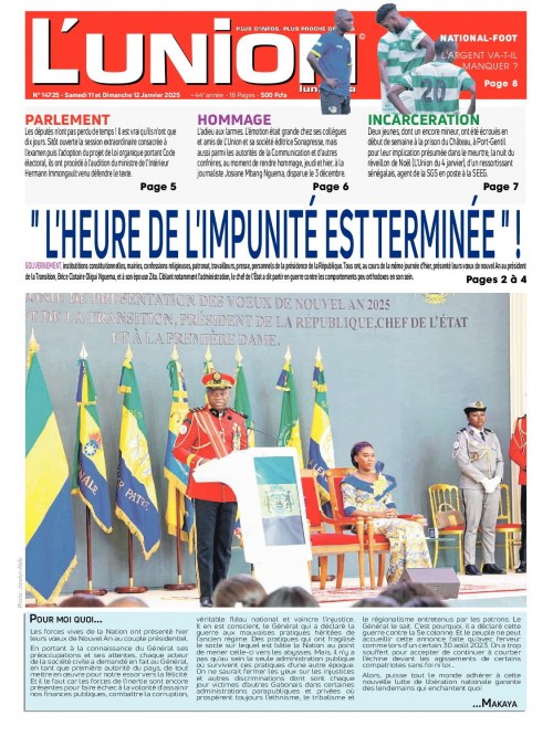 L'Union 11/01/2025