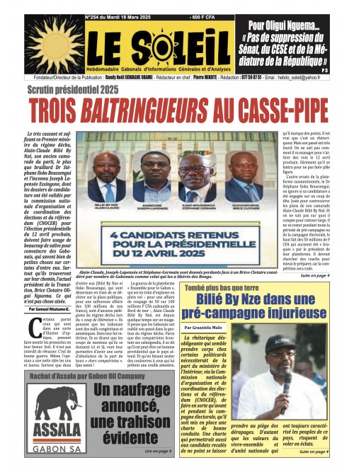 Le Soleil 18/03/2025