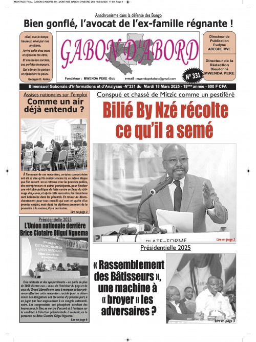 Gabon d'abord 18/03/2025