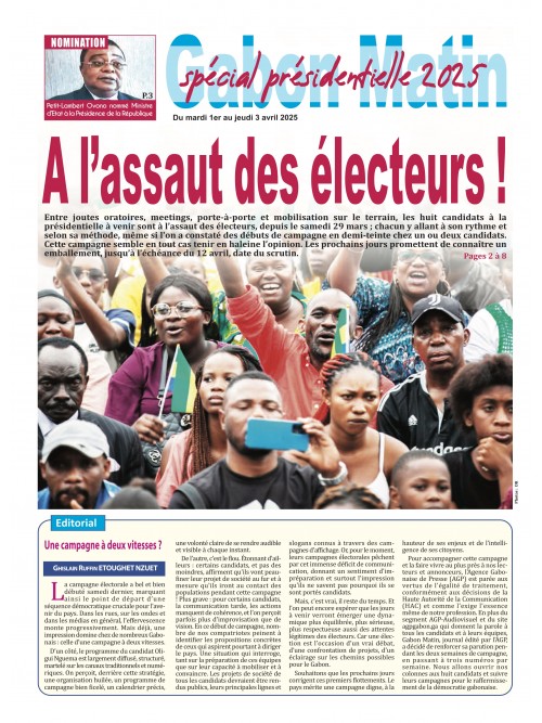 Gabon Matin 01/04/2025
