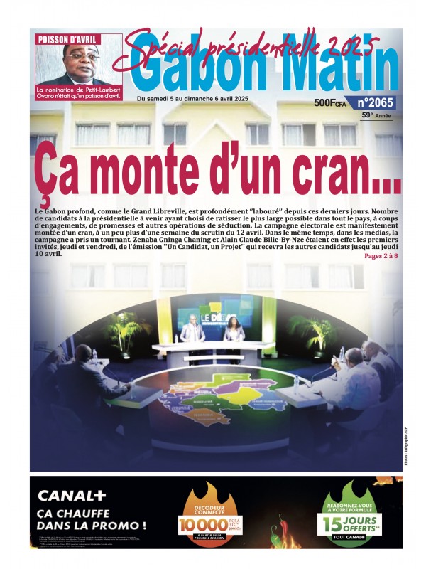Gabon Matin 05/04/2025