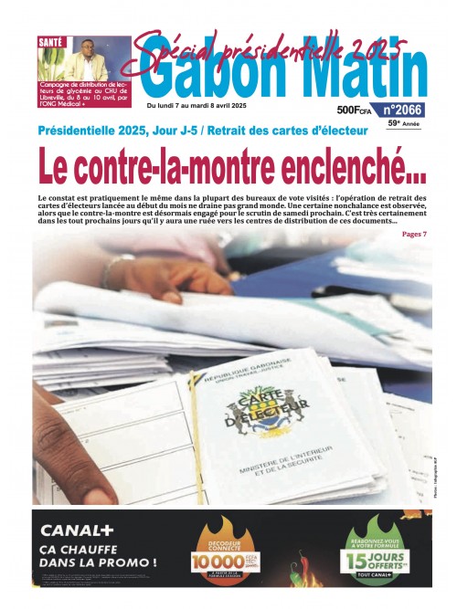 Gabon Matin 07/04/2025
