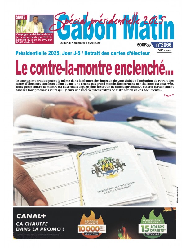 Gabon Matin 07/04/2025