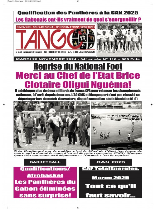 TANGO 26/11/2024