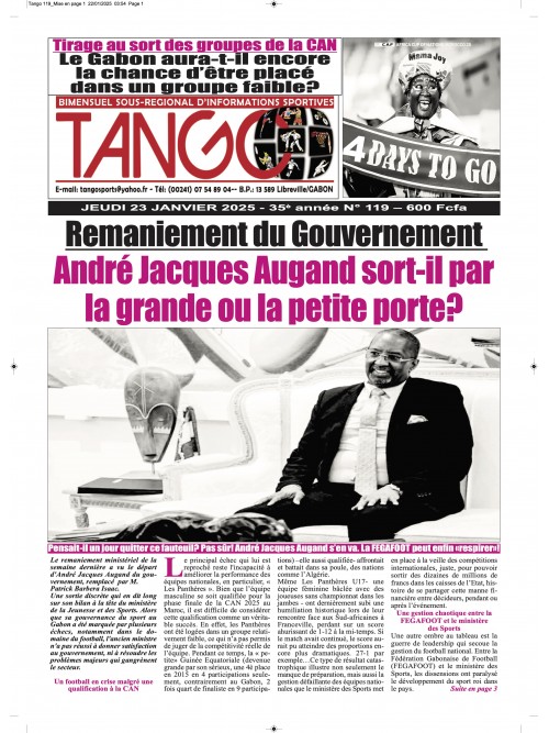 TANGO 23/01/2025