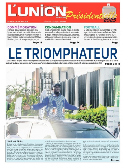 L'Union 14/04/2025