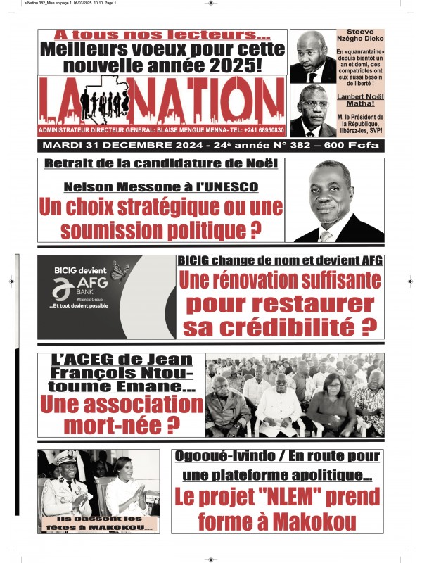 La Nation 31/12/2024