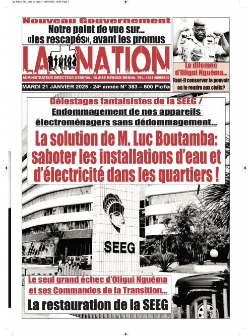 La Nation 21/01/2025
