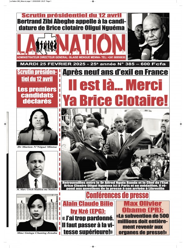 La Nation 25/02/2025