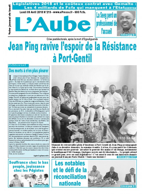 L'Aube 09/04/2018