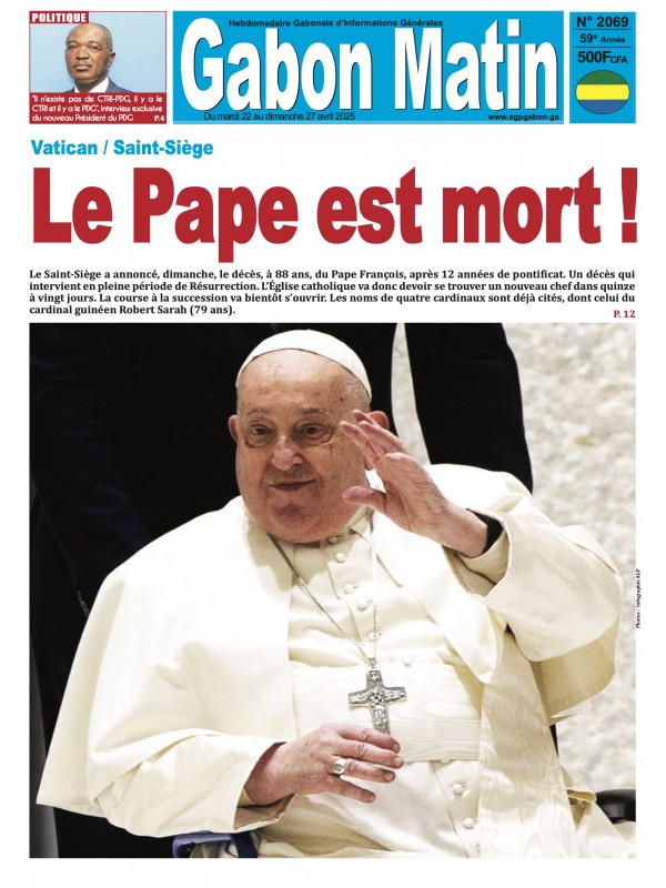 Gabon Matin 22/04/2025